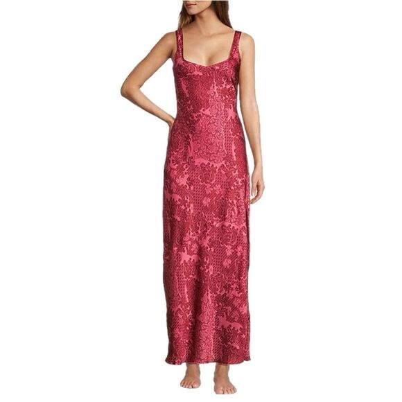Free People Red Maxi Dress - Picture 1 of 5